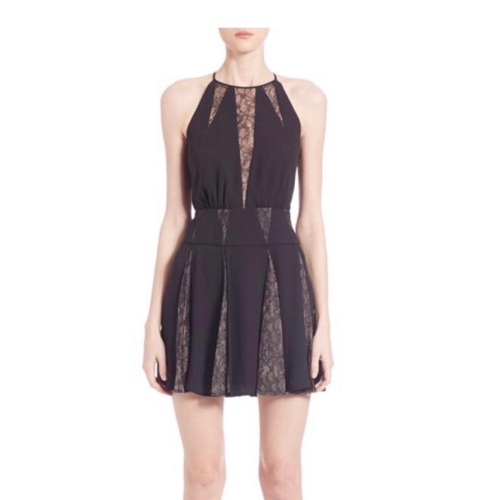 BCBGMaxAzria Black Lace Dress